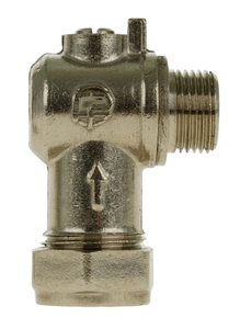 15mm x 3/8" MI Flat-faced Angled ISO valve