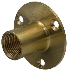 1/2" Brass Wall Plate Tube Bracket