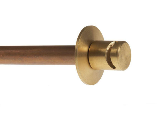 15mm Brass Blow-Off Cap & Collar, Solder Ring (Blister Pack)